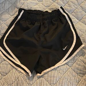 Nike Black Shorts with White Accents